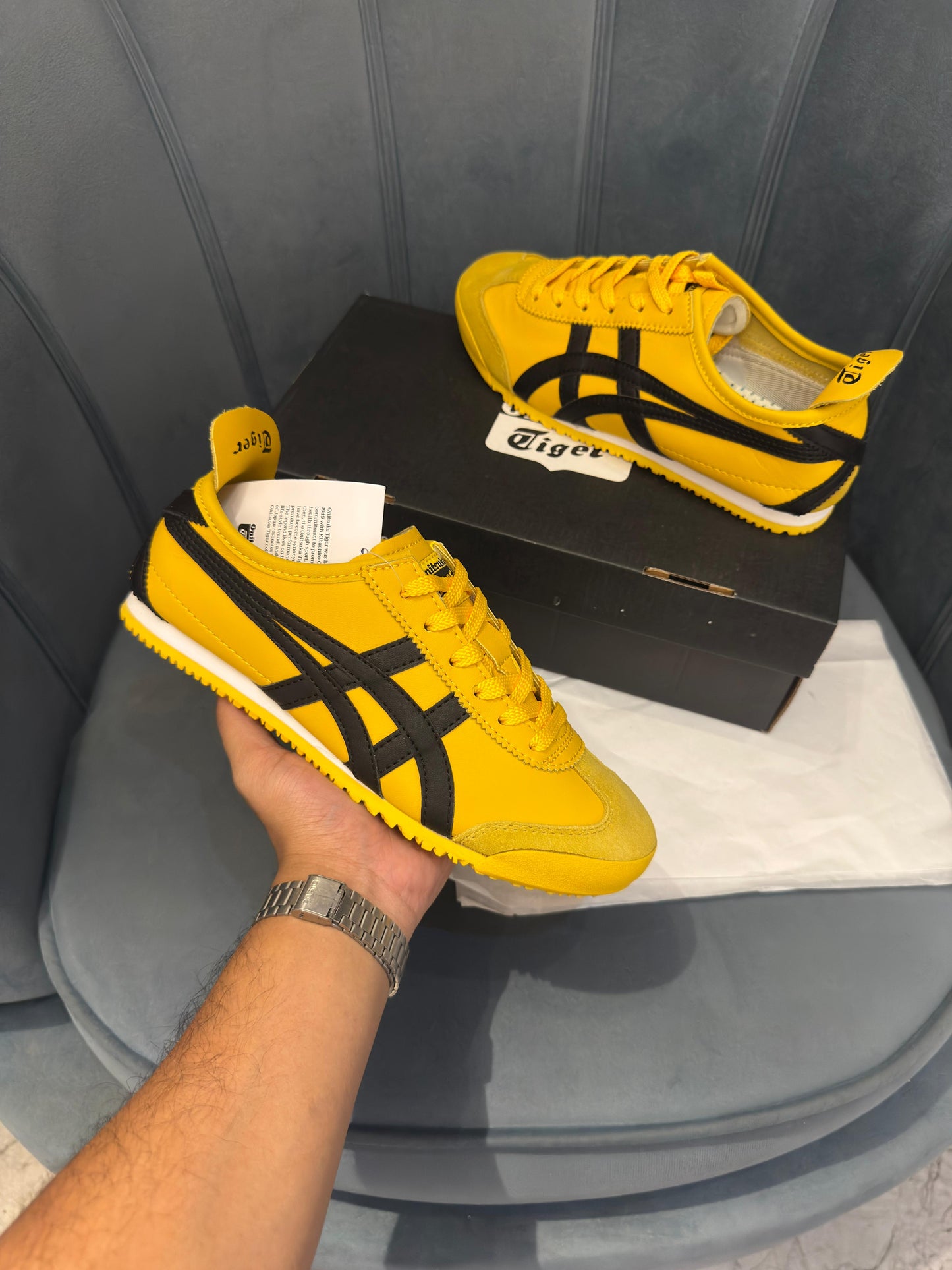 ONITSUKA TIGER LEATHER MEXICO 66 YELLOW