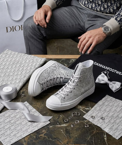 CONVERSE CHUCK 70 MID METALLIC SILVER