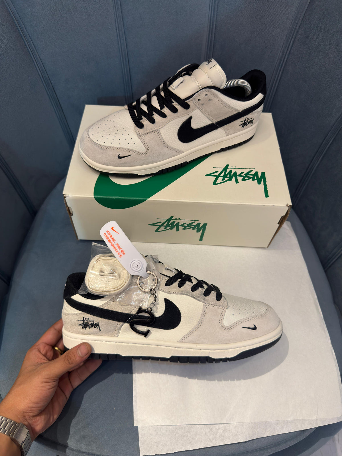 NIKE SB DUNK STUSSY BLACK
