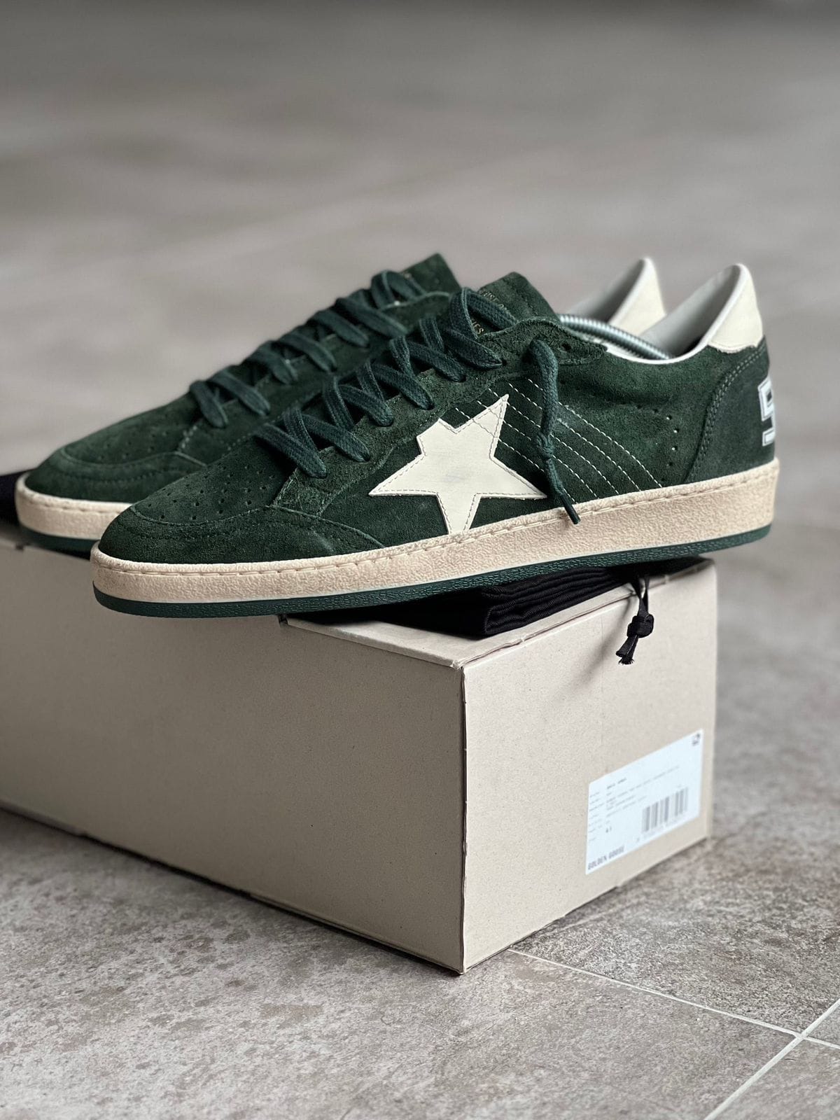ADIDAS GOLDEN GOOSE BALL STAR GREEN SPEAKERS