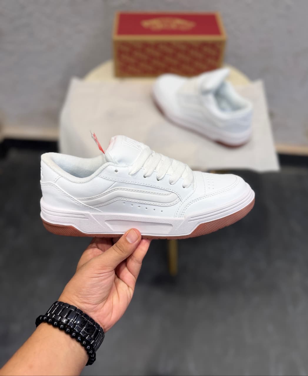 VANS HYLANE CHUNKY TRIPPLE WHITE GREY