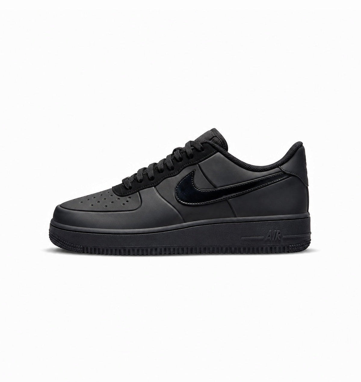 NIKE AIRFORCE FOAMPOSITE PRO METALLIC  BLACK
