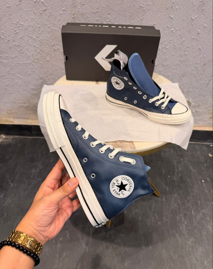 CONVERSE CHUCK 70 ESSENTIAL LEATHER  BLUE