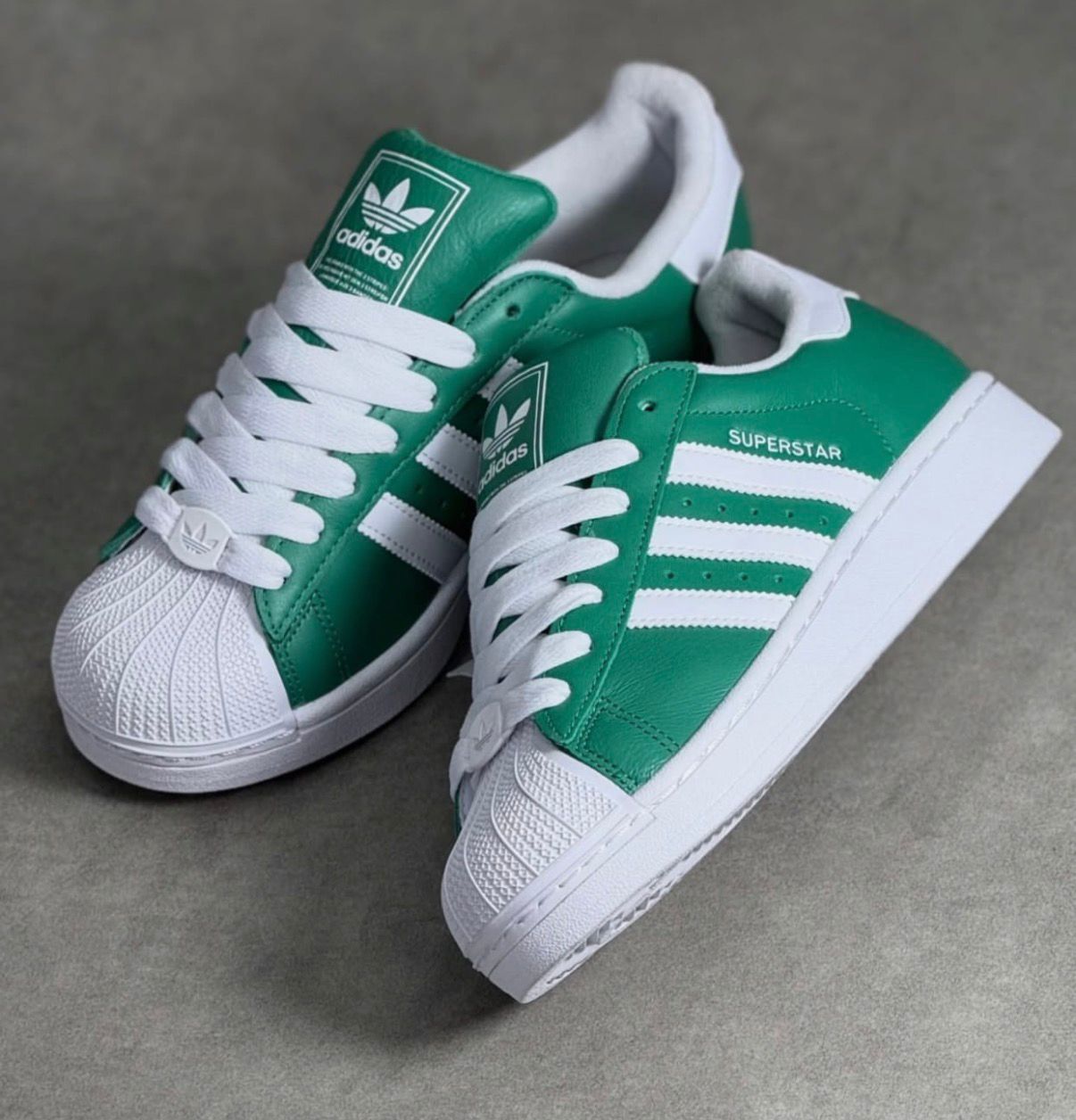 ADIDAS ORIGINALS SUPERSTAR LIGHT GREE