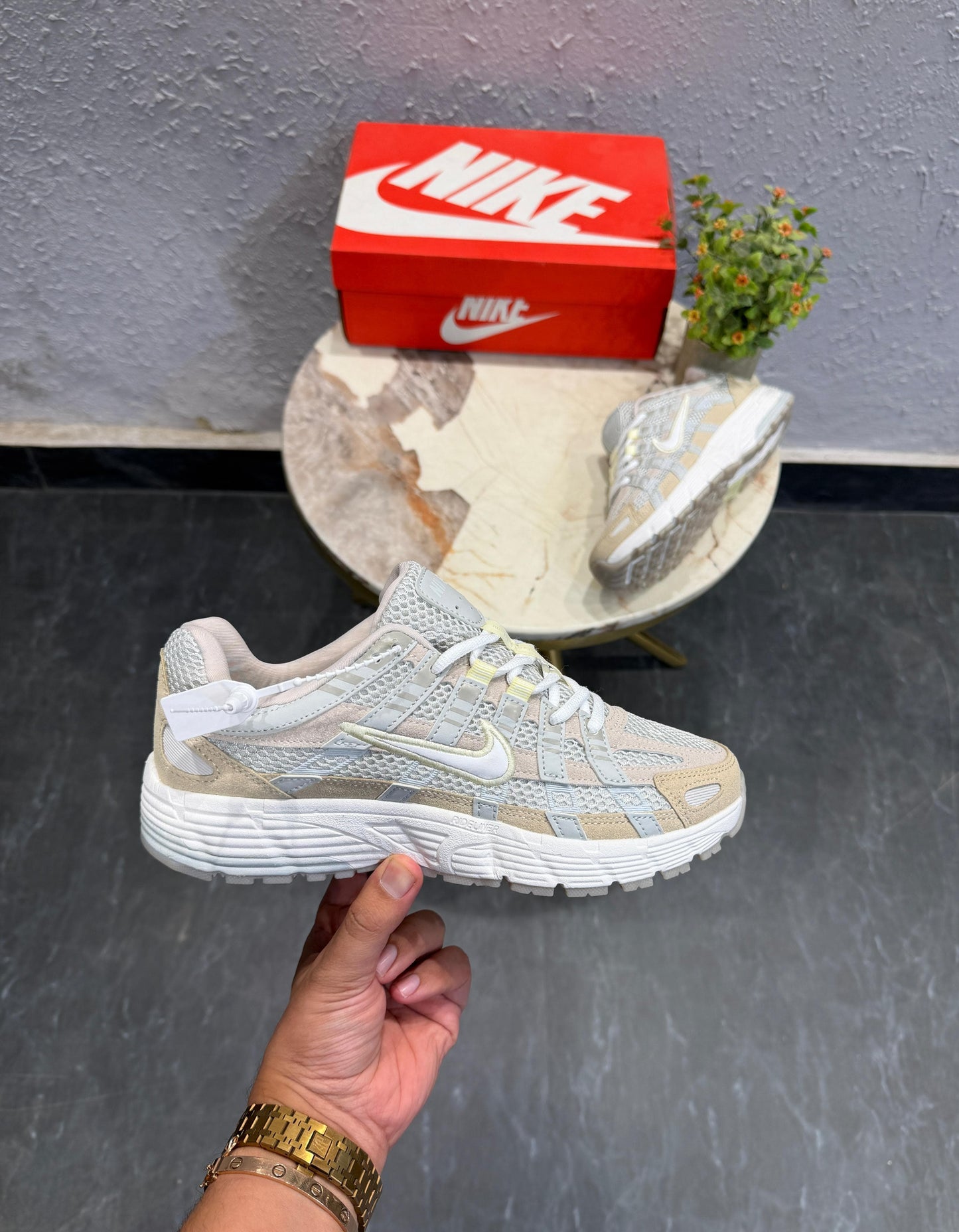 NIKE P6000 TRAINER SAIL GREY
