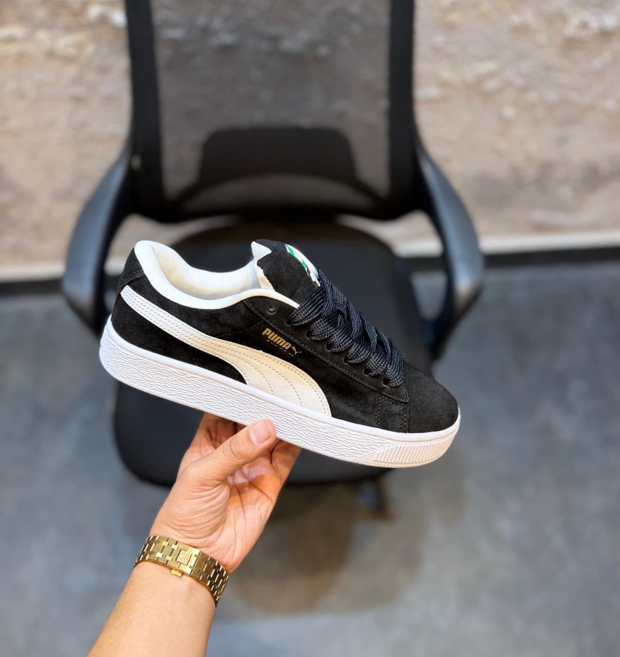 PUMA CLASSIC  SUEDE XL BLACK