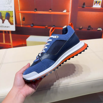 HERMES LEADER SNEAKER BLUE ORANGE UA QUALITY