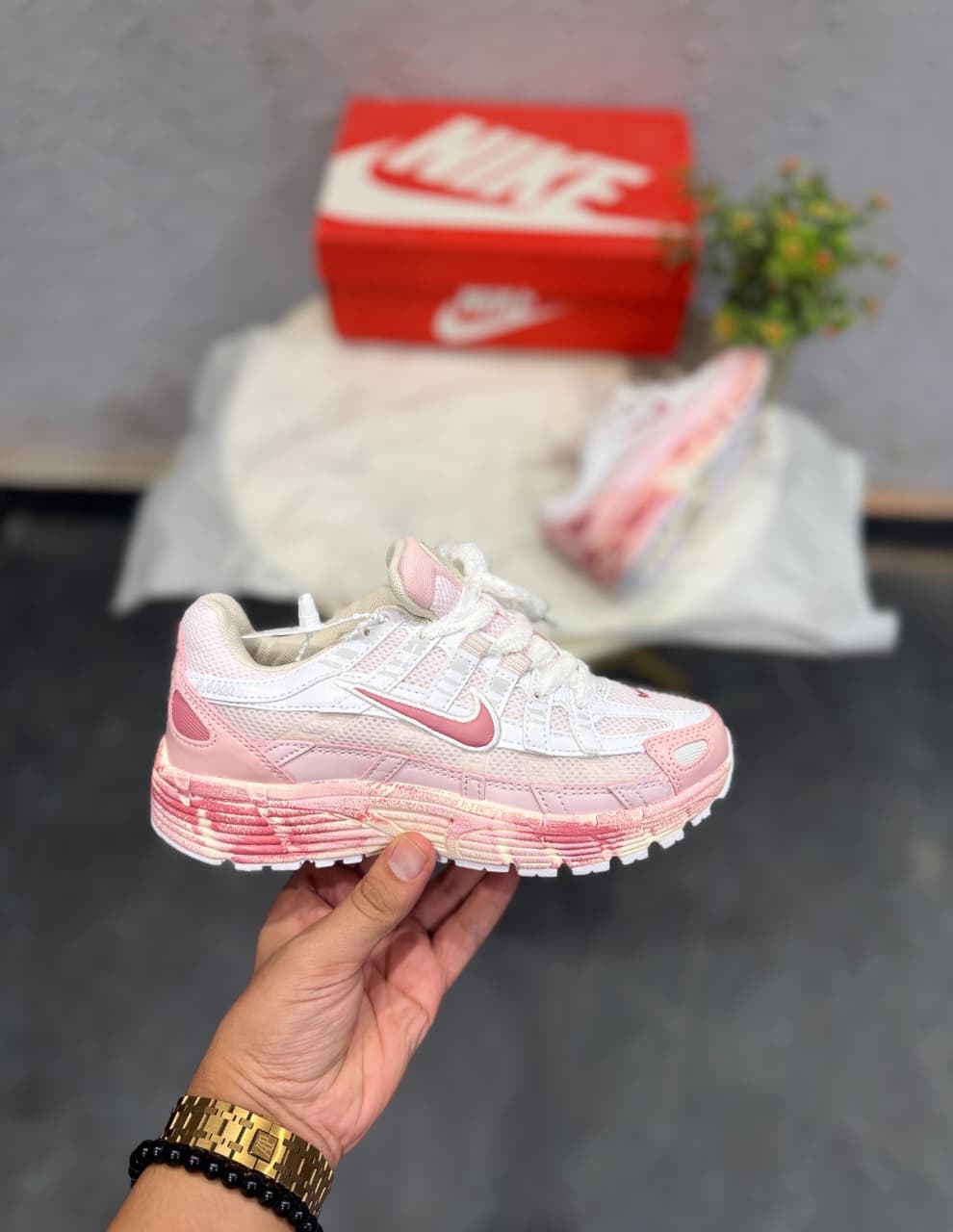 NIKE P6000 TRAINER CUSTOM PINK