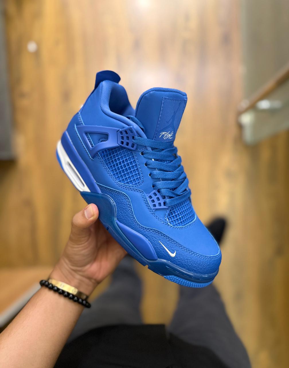 AIR JORDAN RETRO 4 NIGEL SYLVESTER BLUE