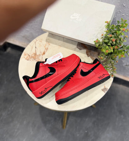 NIKE AIRFORCE ONE KOBE BRYANT RED BLACK