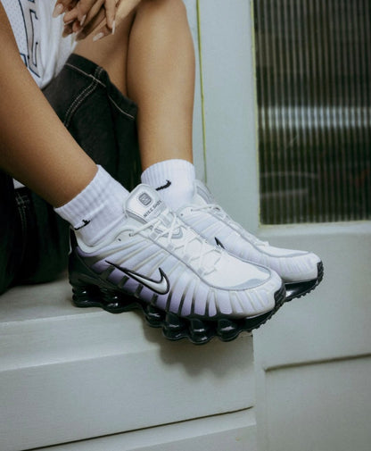 NIKE SHOX TL OFF NOIR METALLIC SILVER
