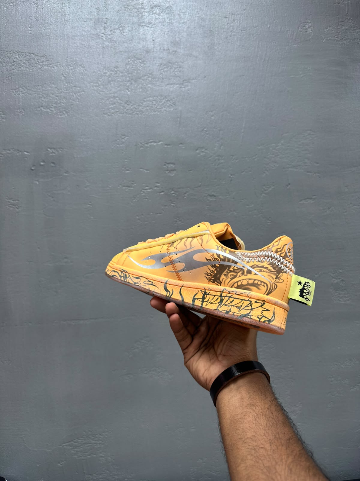 HELLSTAR  X ADIDAS SUPERSTAR HAZY ORANGE