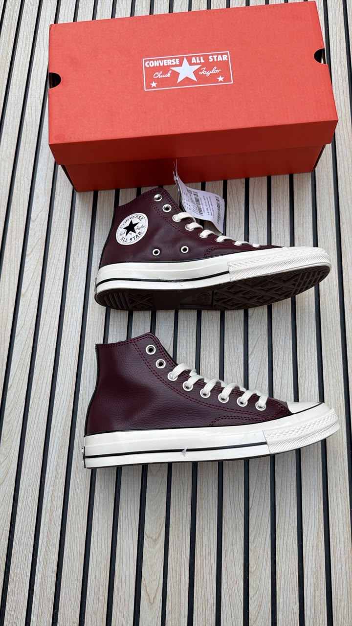 CONVERSE CHUCK TAYLOR HIGH LEATHR 10@TOP QUALITY