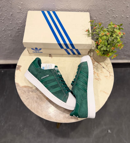 ADIDAS ORIGINALS SUPERSTAR  DARK GREEN