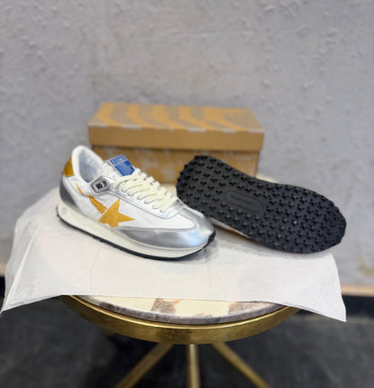 ADIDAS GOLDEN GOOSE MARATHON SNEAKER SILVER GOLD