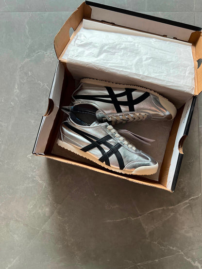 ONITSUKA TIGER MEXICO 66 PURE SILVER BLACK