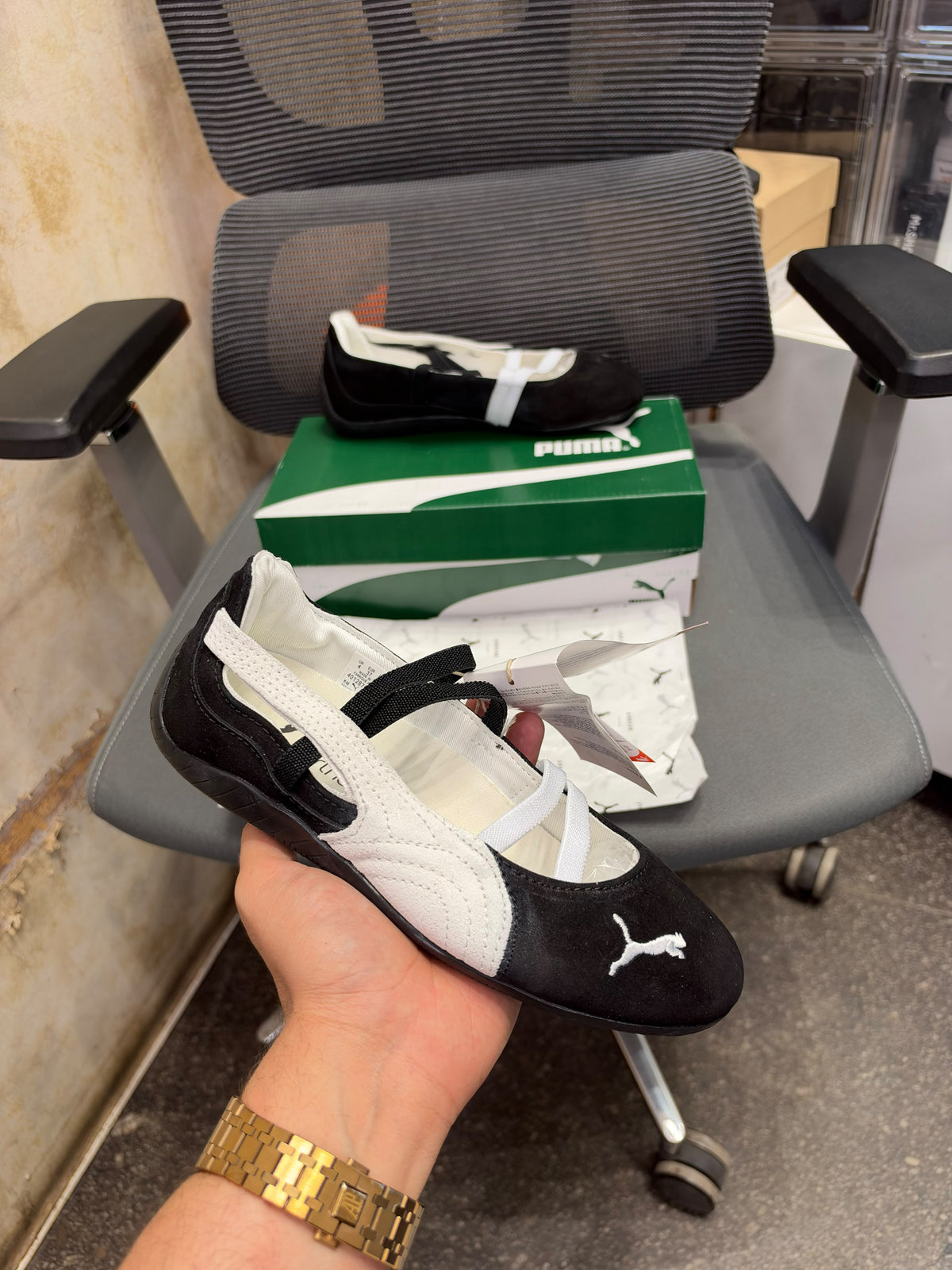 PUMA SPEED CAT BALLET BLACK