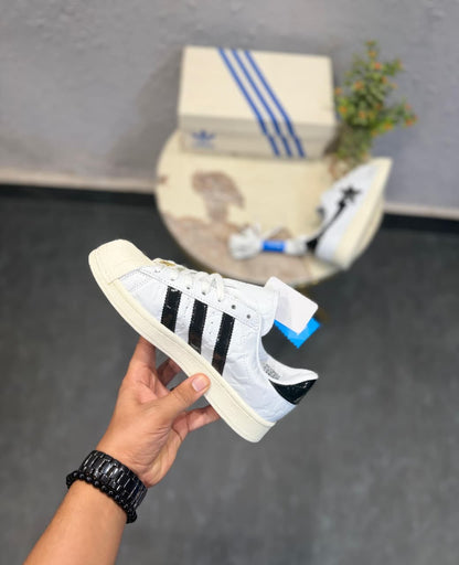 ADIDAS ORIGINALS SUPERSTAR BAPE WHITE BLACK