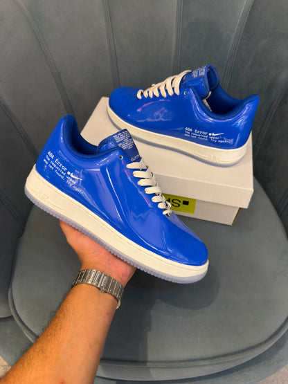 NIKE AIRFORCE ONE SWOOSH ERROR BLUE