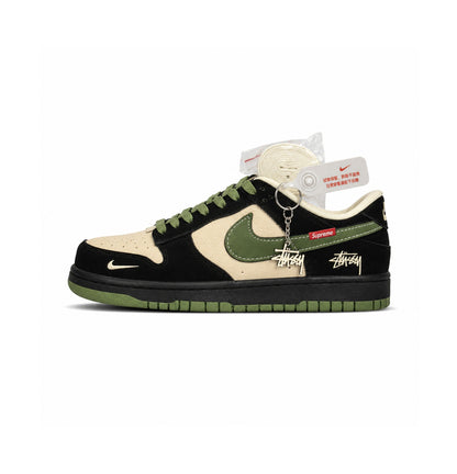 NIKE SB CUSTOM STUSSY GREEN WHITE