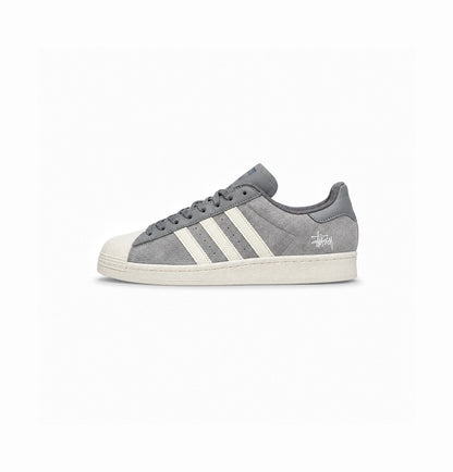 ADIDAS ORIGINALS SUPERSTAR STUSSY GREY