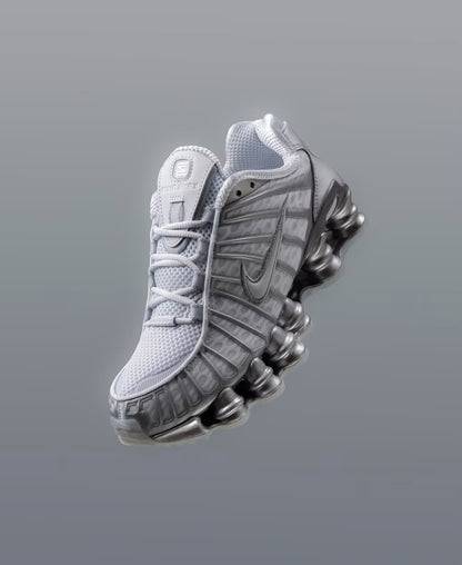 NIKE SHOX TL GREY METALLIC SILVER