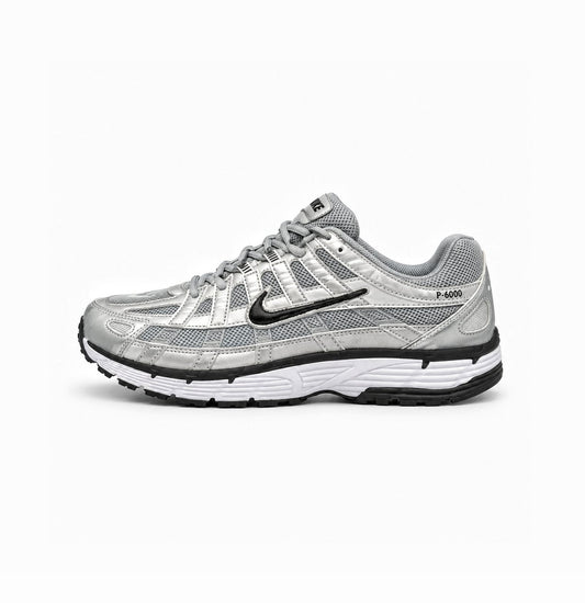 NIKE P 6000 TRAINER SILVER BLACK