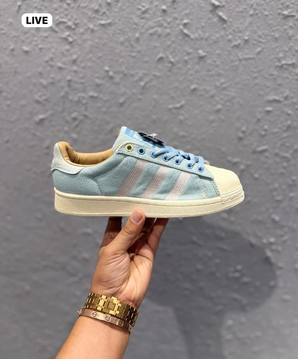 ADIDAS ORIGINAL SUPERSTAR DENIM SKY SECOND GENERATION 2025