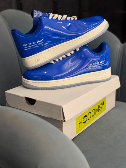 NIKE AIRFORCE ONE SWOOSH ERROR BLUE