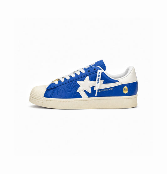 ADIDAS ORGINAL SUPERSTAR BAPE SKY BLUE
