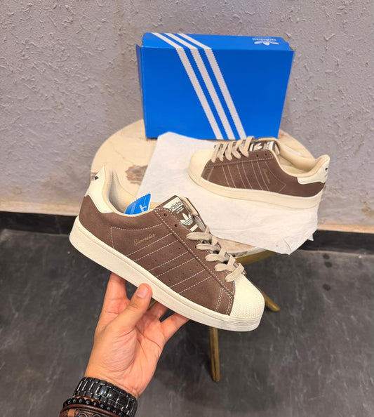 ADIDAS  ORIGINALS SUPERSTAR BROWN EARTH
