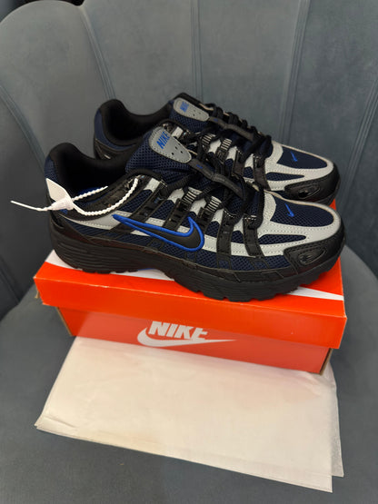 NIKE P 6000 TRAINER BLACK BLUE
