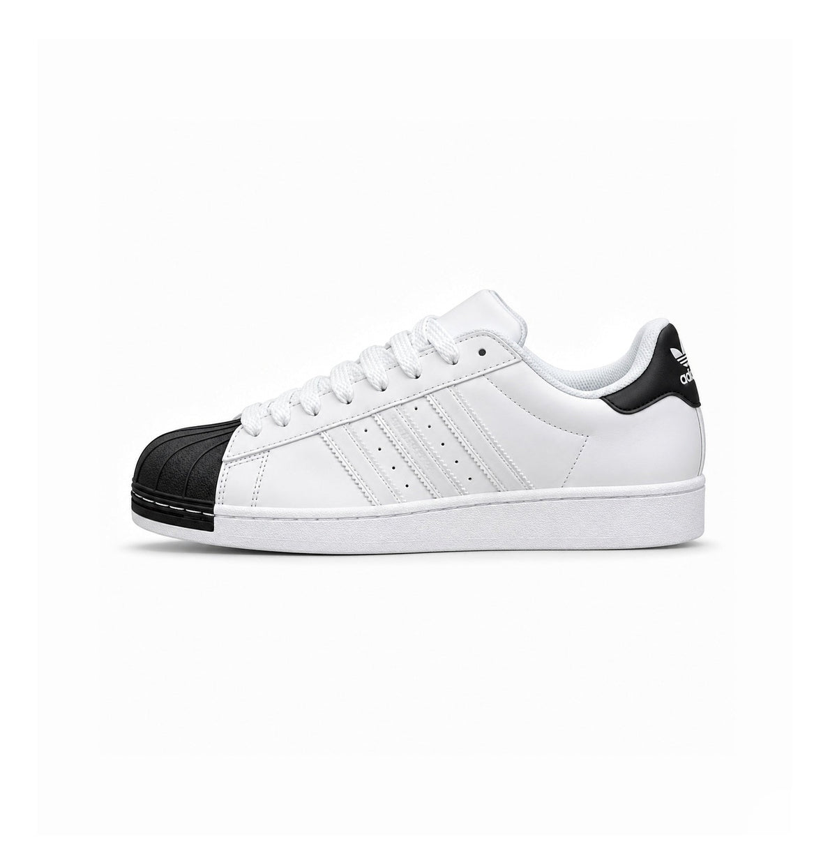 ADIDAS ORIGINALS SUPERSTAR 2ND GENERATION WHITE BLACK