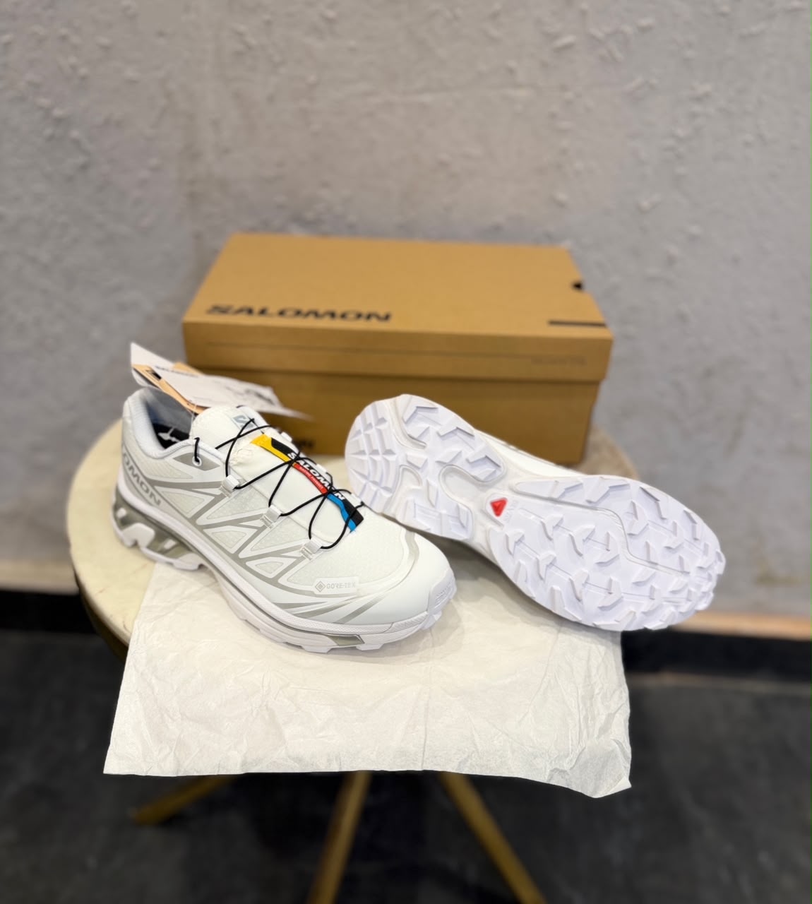 SALOMAN XT-6 LAB WHITE SILVER