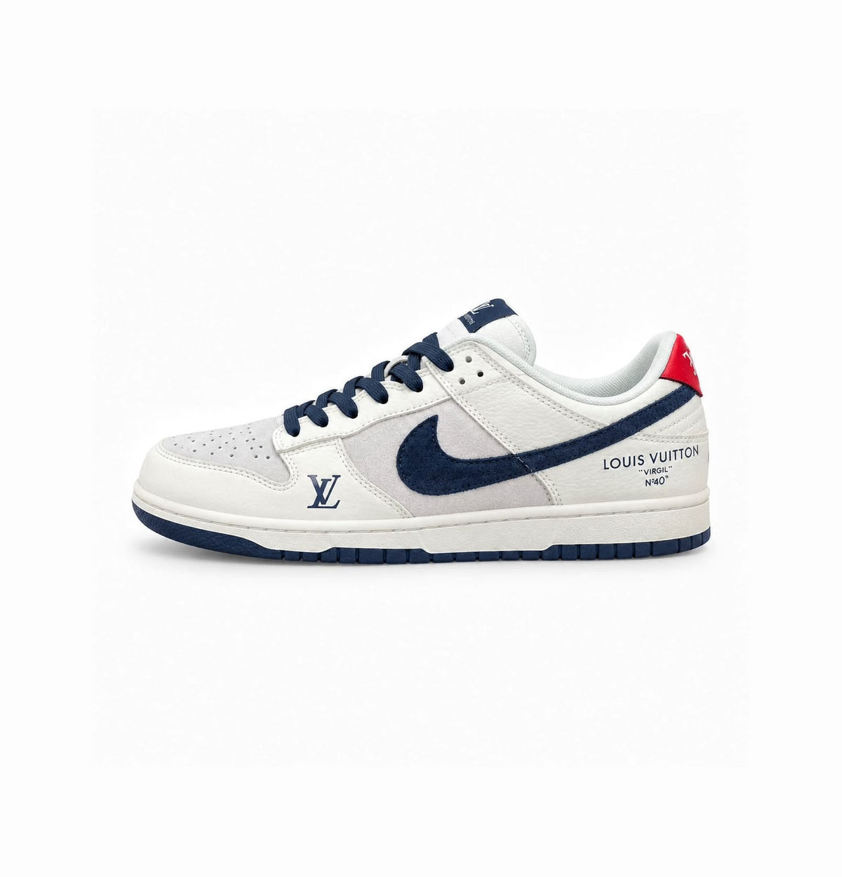 LOUIS VUITTON X NIKE SB DUNK LOW NAVY