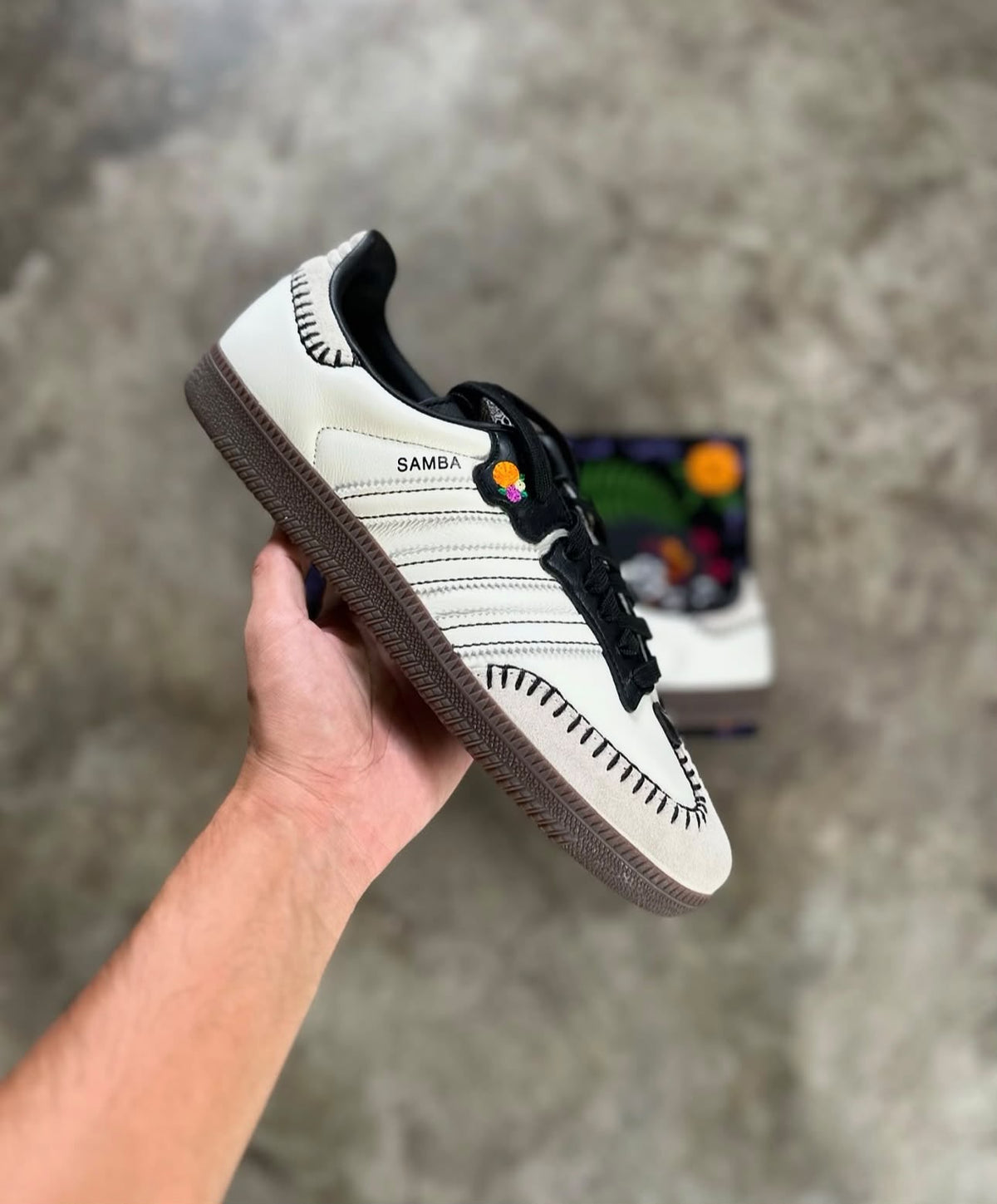 ADIDAS  SAMBA DIA DE MUERTOS PACK OF WHITE