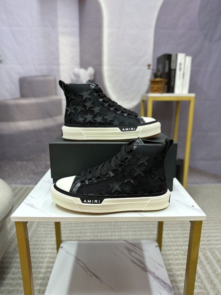 AMIRI USA MUJER STAR HIGH BLACK SNEAKERS