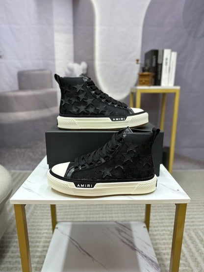 AMIRI USA MUJER STAR HIGH BLACK SNEAKERS