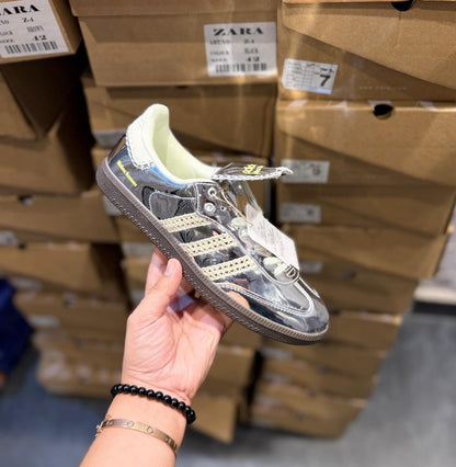 ADIDAS ORIGINALS  SAMBA X WALES BONER SILVER