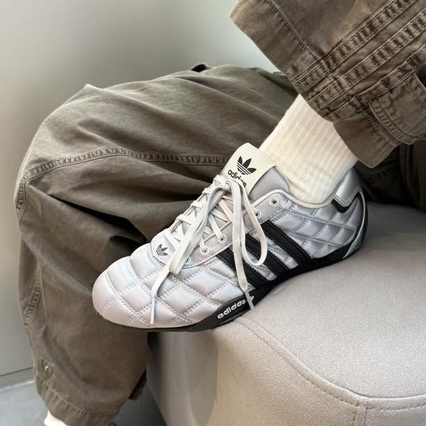 ADIDAS ORIGINALS  SUPERSTAR ADIRACES LOW SILVER