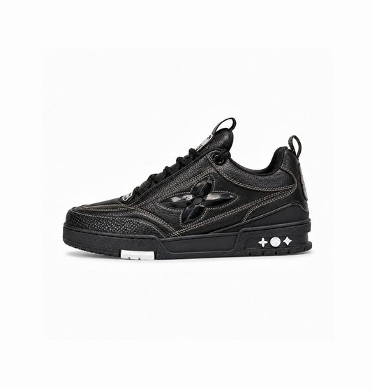 LOUIS VUITTON SKATE SNEAKERS OVERSIZED FLOWER BLACK