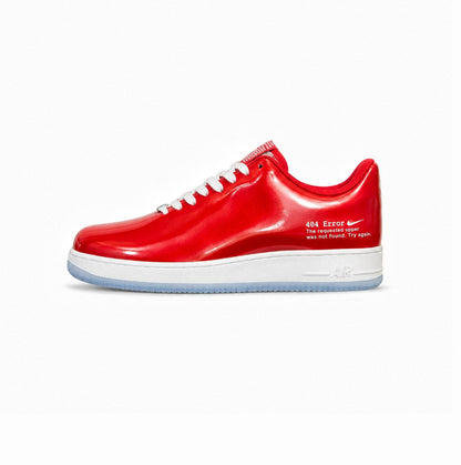 NIKE AIRFORCE ONE SWOOSH ERROR RED