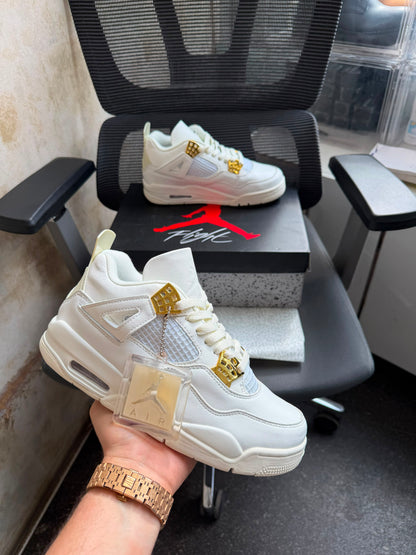 NIKE AIR JORDAN 4 RETRO METALLIC GOLD