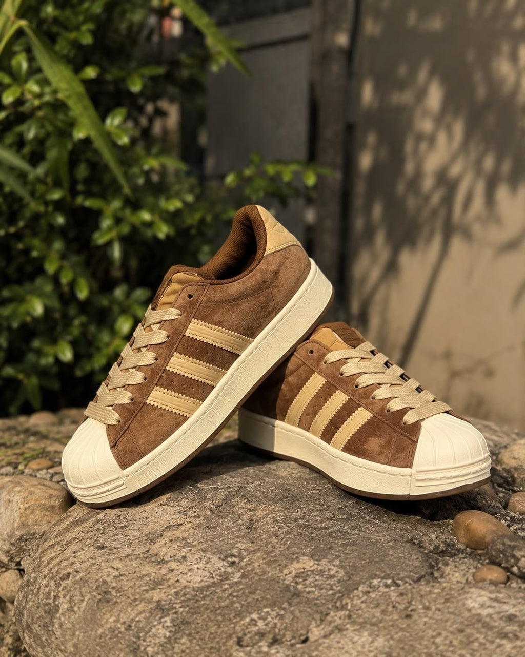 ADIDAS ORIGINALS SUPERSTAR  SUEDE TAN