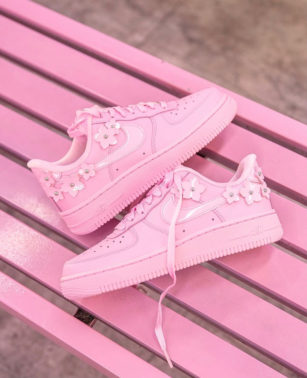 NIKE AIRFORCE 1 LOW FLORETTE PINK RISE