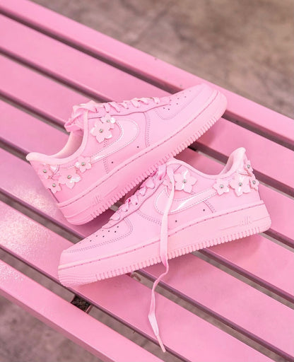 NIKE AIRFORCE 1 LOW FLORETTE PINK RISE