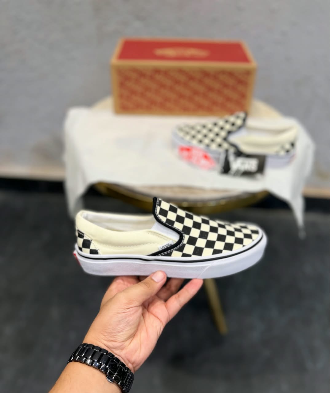 VANS CHECKBOARD CLASSIC SLIPON