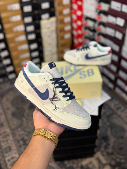 LOUIS VUITTON X NIKE SB DUNK LOW NAVY