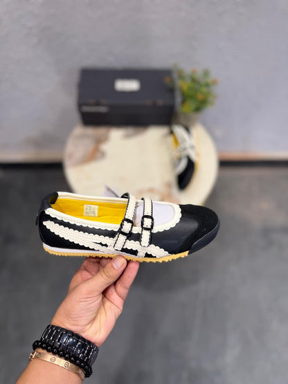 ONITSUKA TIGER MEXICO 66 MARY JANE BLACK CREAM