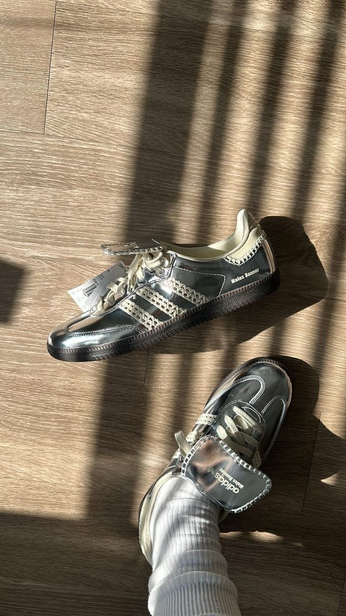 ADIDAS ORIGINALS  SAMBA X WALES BONER SILVER